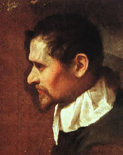 Self-Portrait in Profile Annibale Carracci